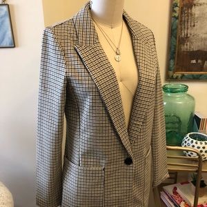 H&M Houndstooth Blazer